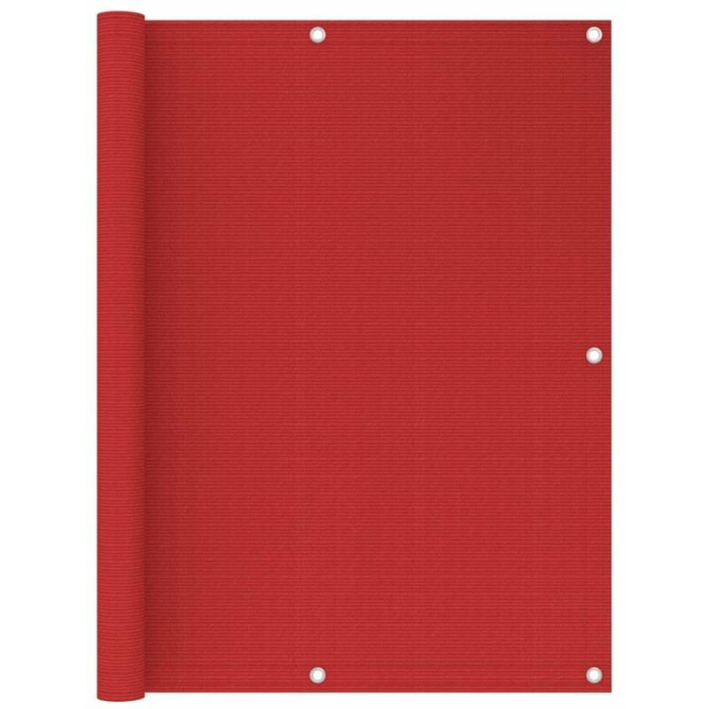 

Toldo para balcon HDPE rojo 120x500 cm