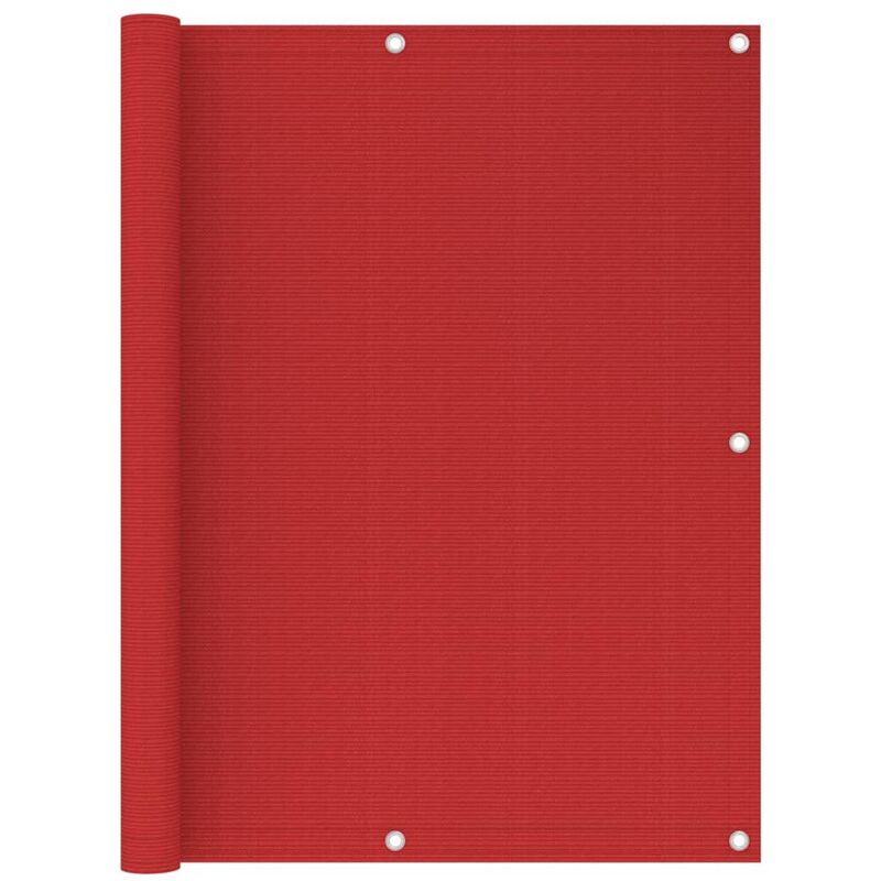 

Toldo para balcón HDPE rojo 120x500 cm