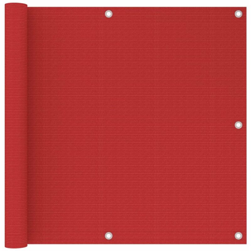 

Toldo para balcon HDPE rojo 90x300 cm