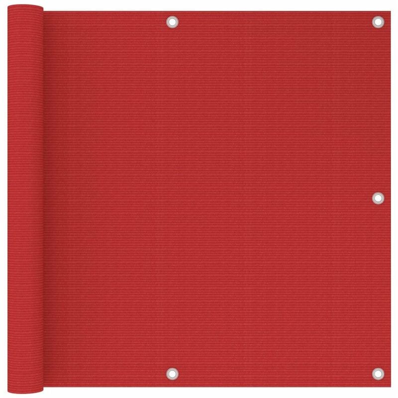 

Toldo para balcon HDPE rojo 90x500 cm