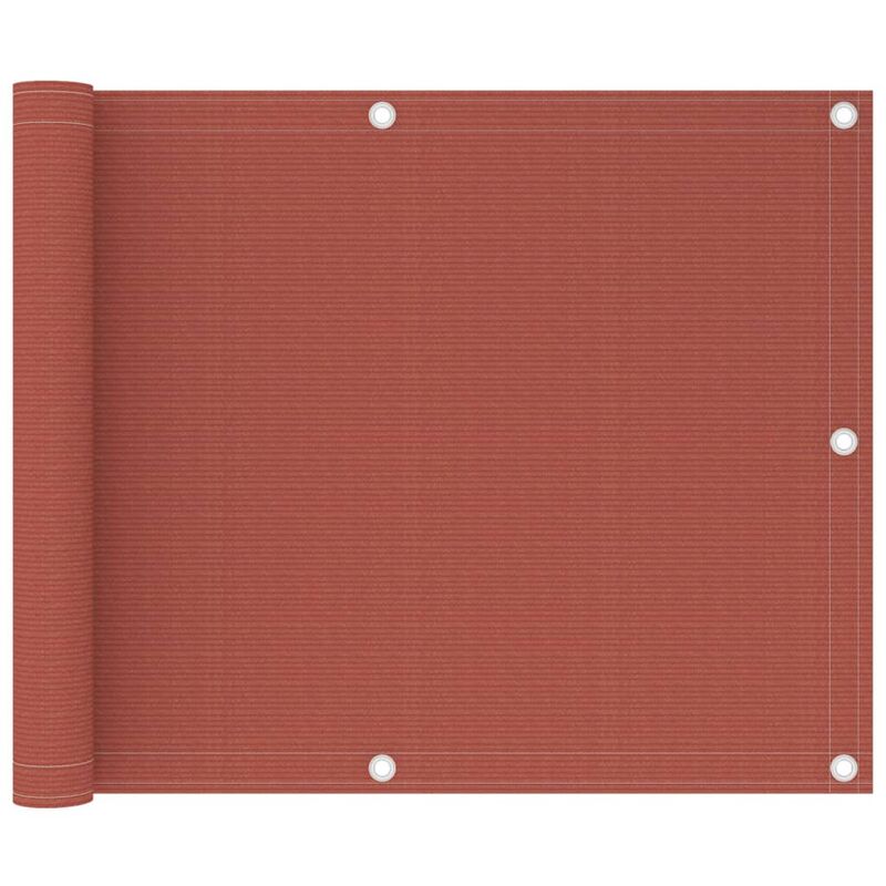 

Toldo para balcón HDPE terracota 75x300 cm