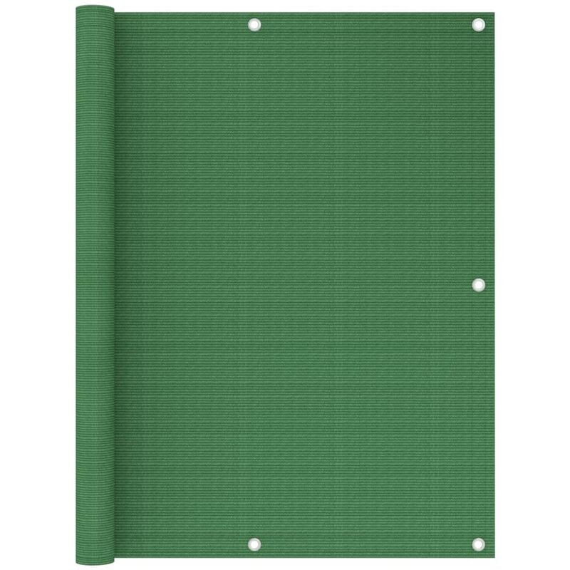 

Toldo para balcón HDPE verde claro 120x500 cm