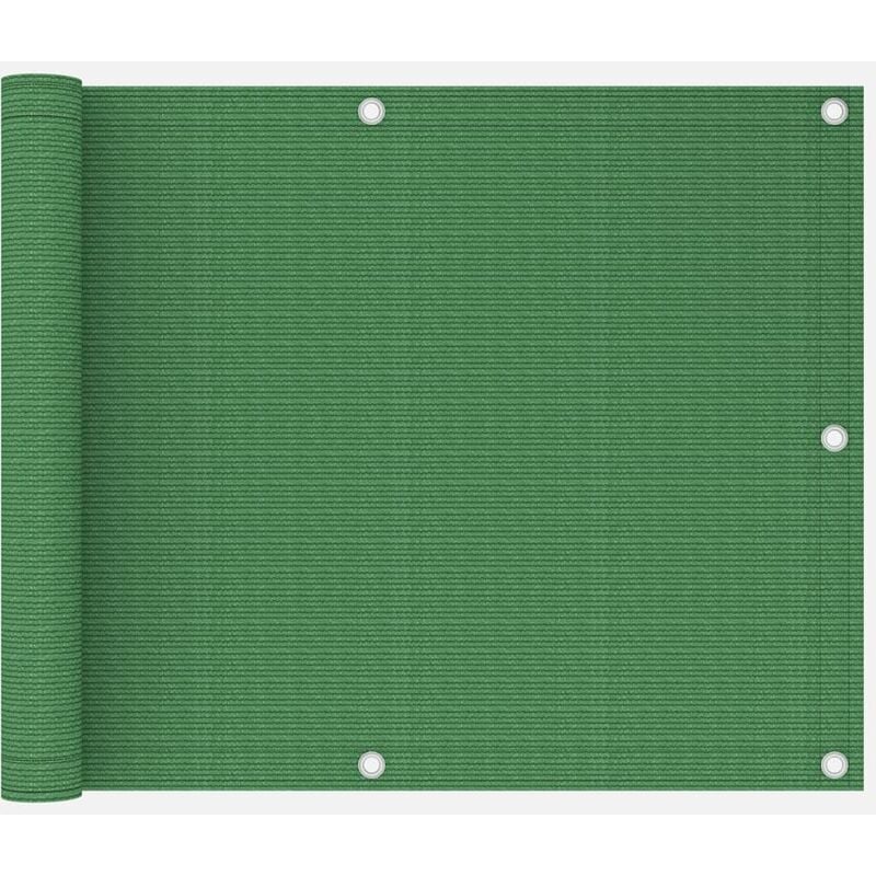 

Toldo para balcón HDPE verde claro 75x600 cm