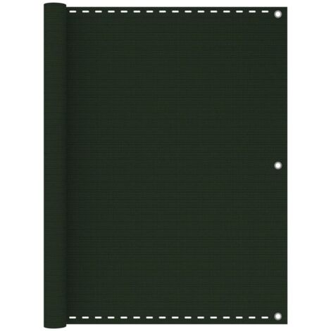 Toldo para balcón HDPE verde oscuro 120x400 cm