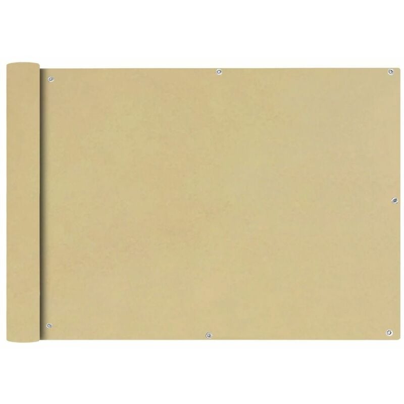 

Toldo para balcon tela oxford 75x400 cm beige