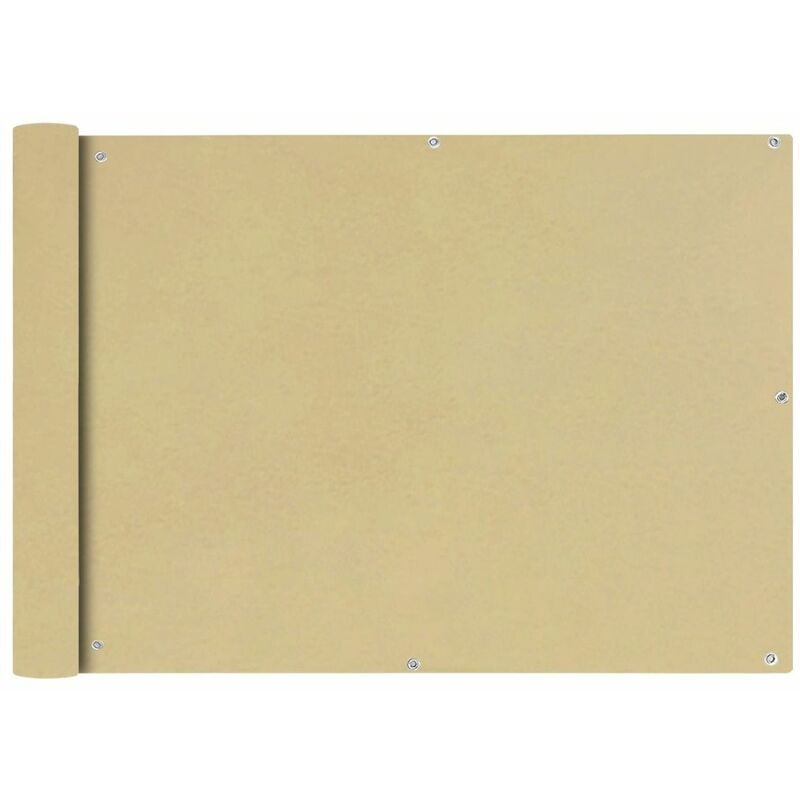 

Toldo para balcón tela oxford 75x600 cm beige