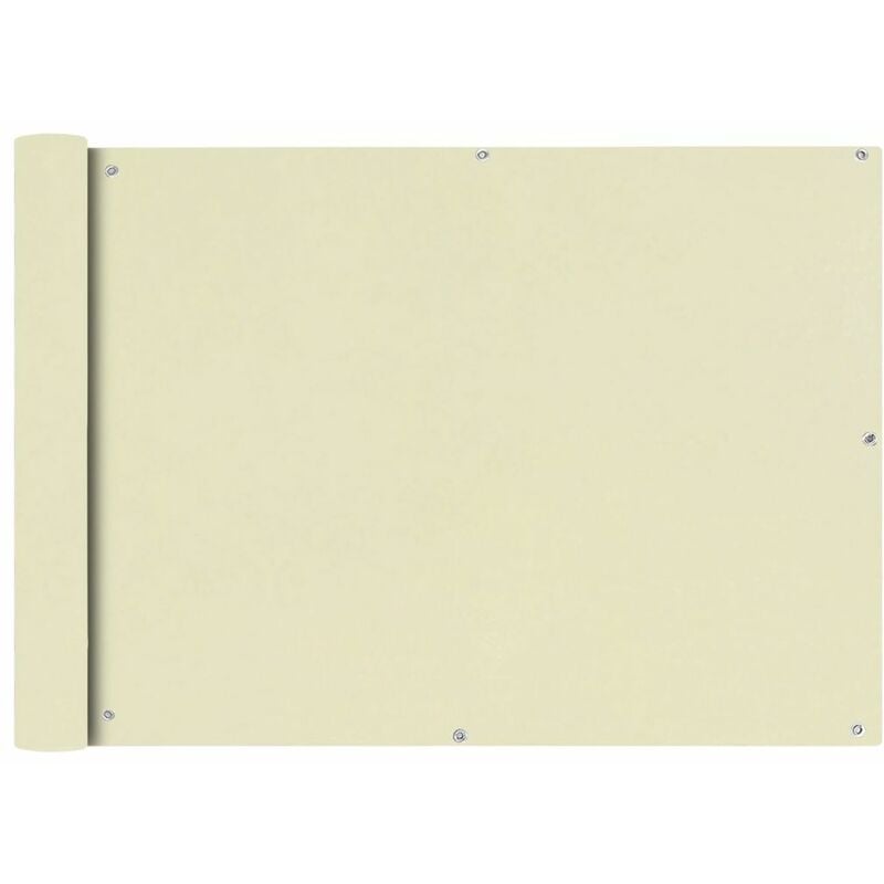 

Toldo para balcon tela oxford 75x600 cm crema