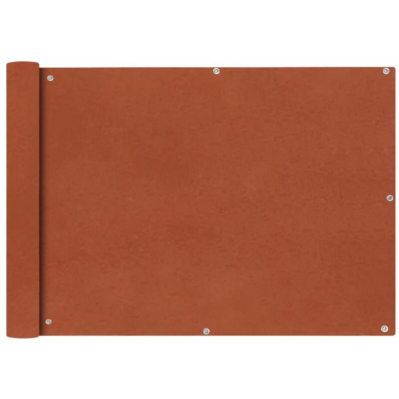 

Toldo para balcon tela oxford 75x600 cm terracota