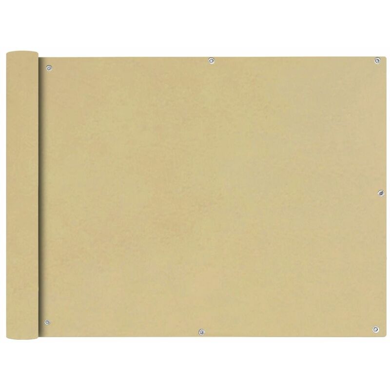 

Toldo para balcón tela oxford 90x400 cm beige