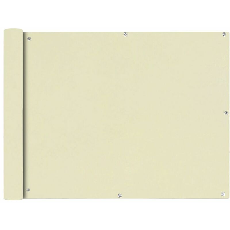 

Toldo para balcón tela oxford 90x400 cm crema