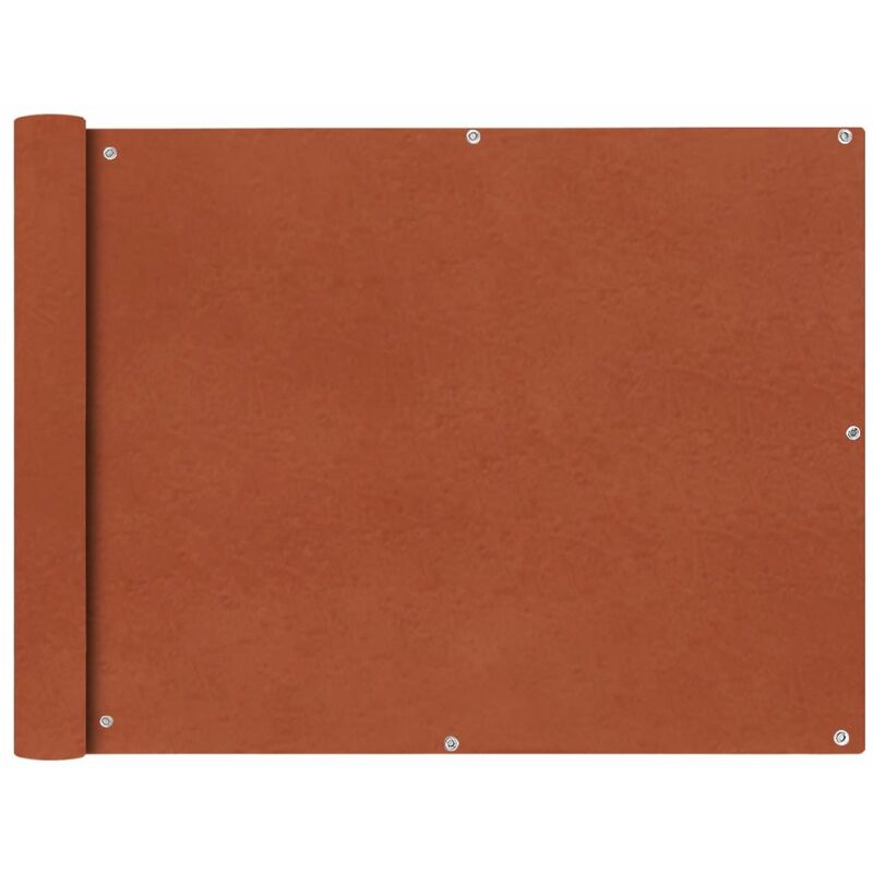

Toldo para balcon tela oxford 90x400 cm terracota