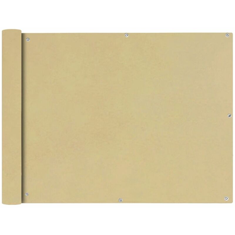 

Toldo para balcon tela oxford 90x600 cm beige