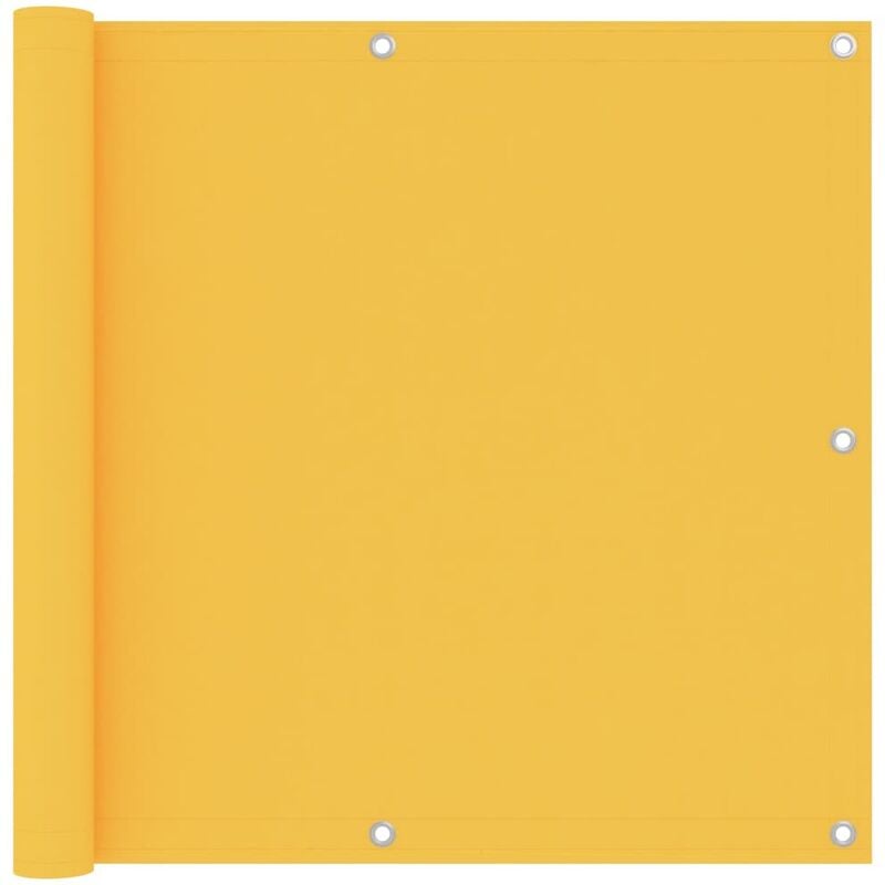 

Toldo para balcón tela oxford amarillo 90x600 cm