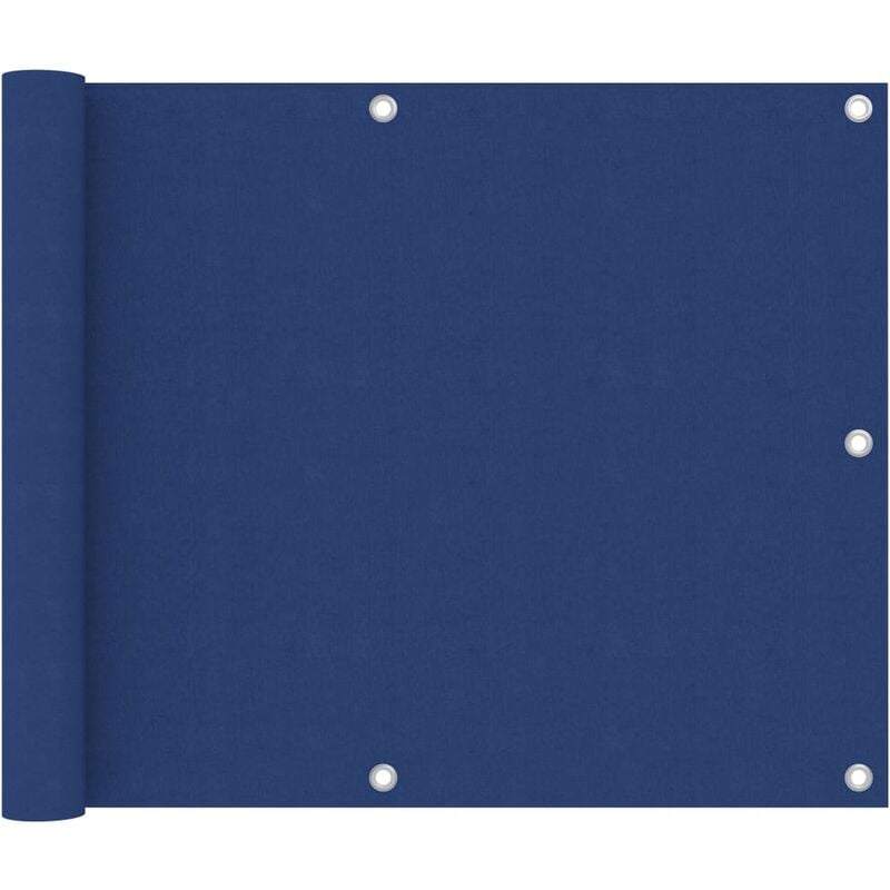 

Toldo para balcón tela oxford azul 75x500 cm