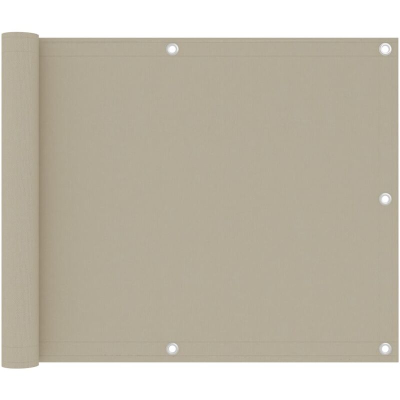 

Toldo para balcón tela oxford beige 75x500 cm