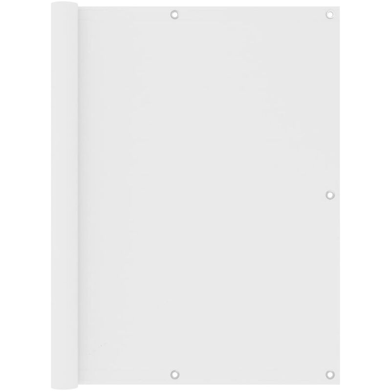 

Toldo para balcón tela oxford blanco 120x600 cm