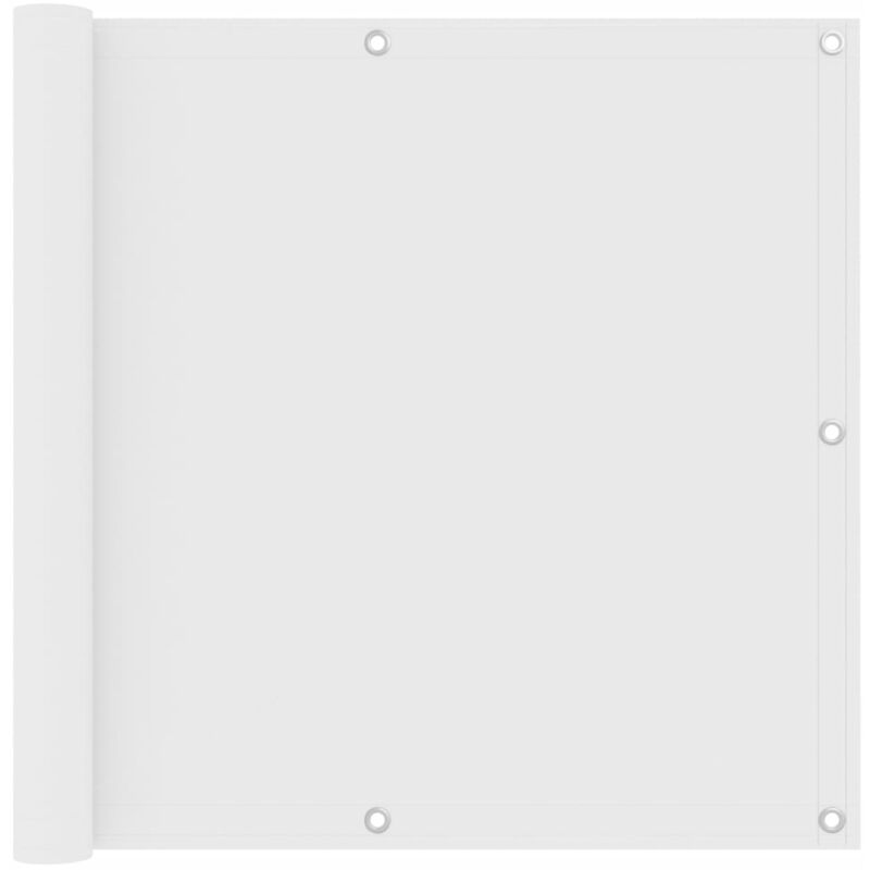 

Toldo para balcón tela oxford blanco 90x400 cm