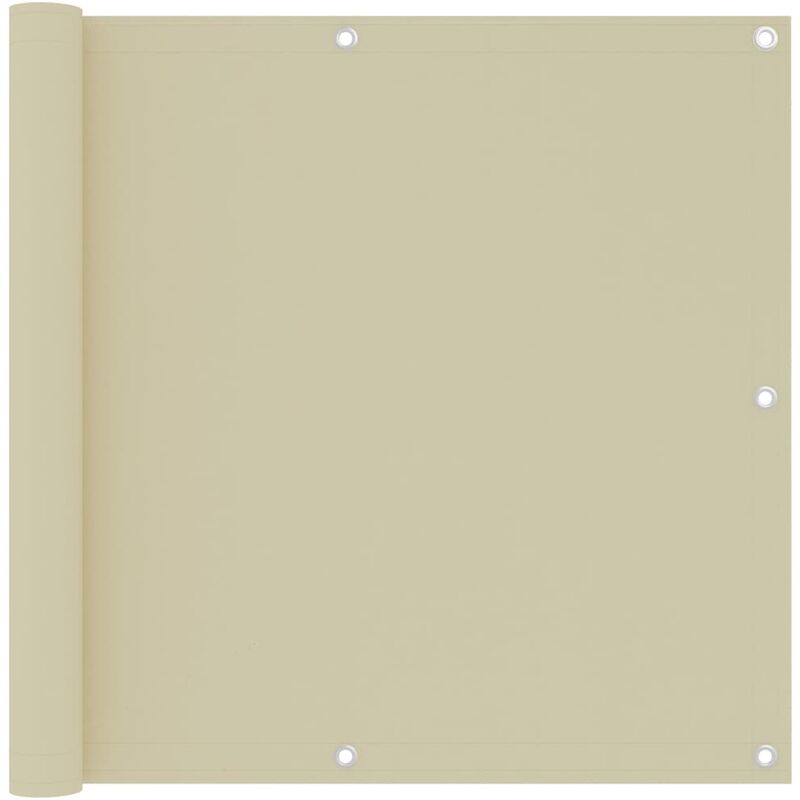 

Toldo para balcón tela oxford crema 90x300 cm