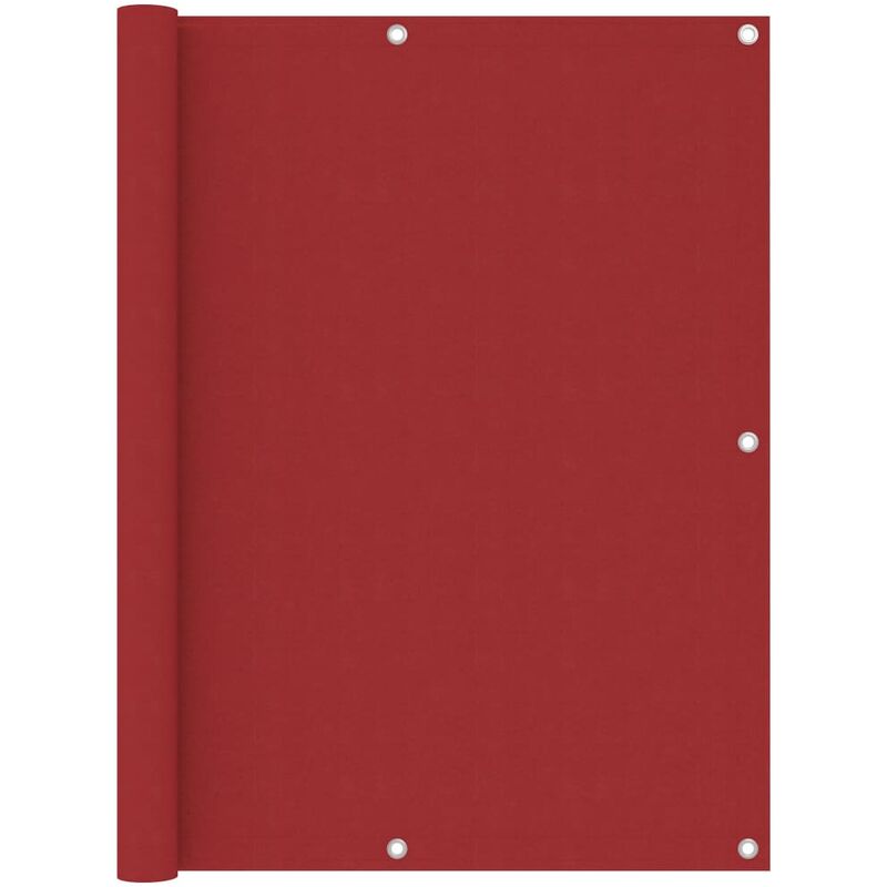 

Toldo para balcón tela oxford rojo 120x400 cm