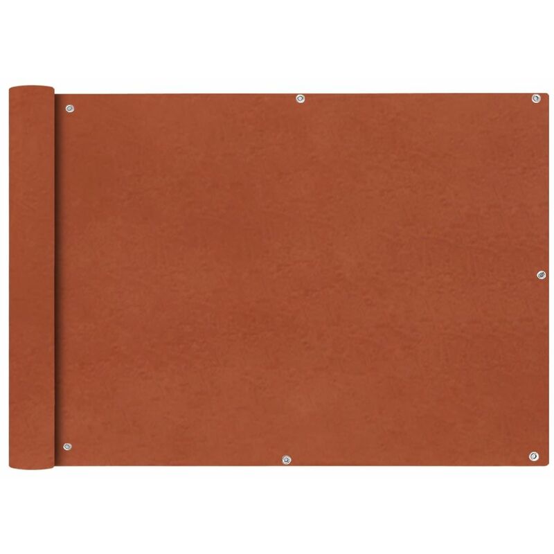 

Toldo para balcon tela oxford terracota 75x400 cm