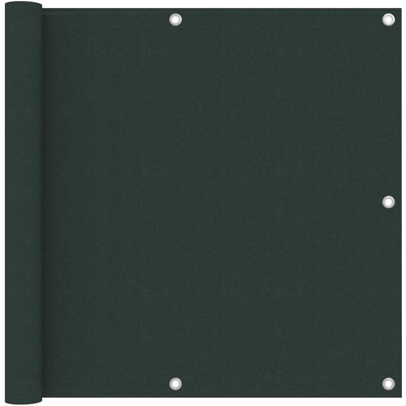 

Toldo para balcón tela oxford verde oscuro 90x300 cm