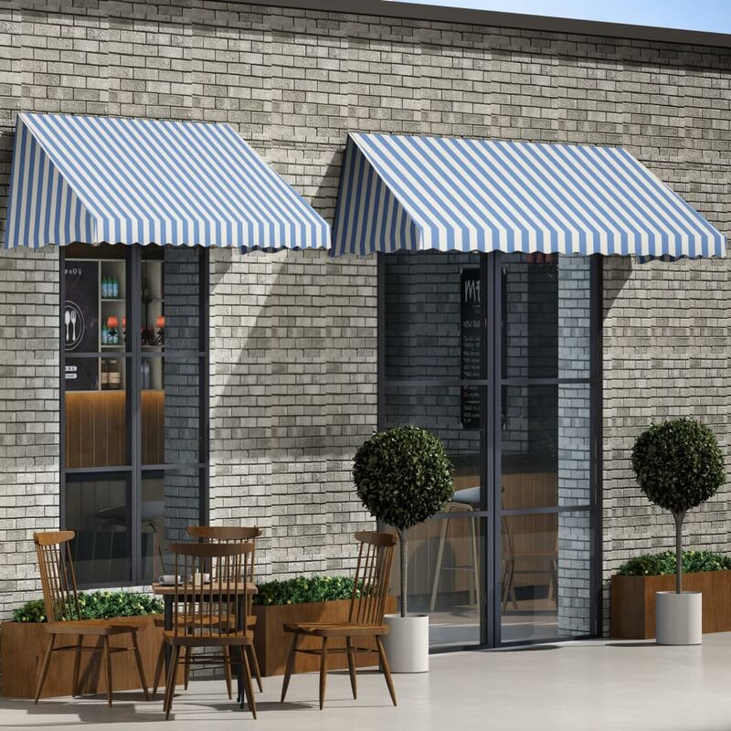 

Toldo para bar 300x120 cm azul y blanco