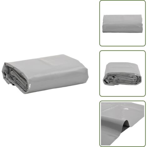 Toldo para coches - vidaXL Lona gris 1x2,5 m 650 g/m² - Toldo para remolques