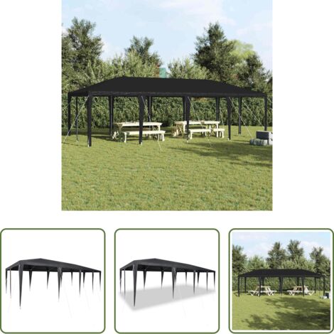Toldo para jardín -  Carpa de Fiesta Antracita 800 x 400 x 266 cm