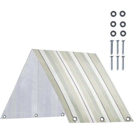 Toldo para parque infantil, toldo de repuesto para casitas de juegos, cubierta impermeable y resistente al sol, pieza resistente para equipos de parques infantiles, 89,76 x 42,91 pulgadas, para uso ex