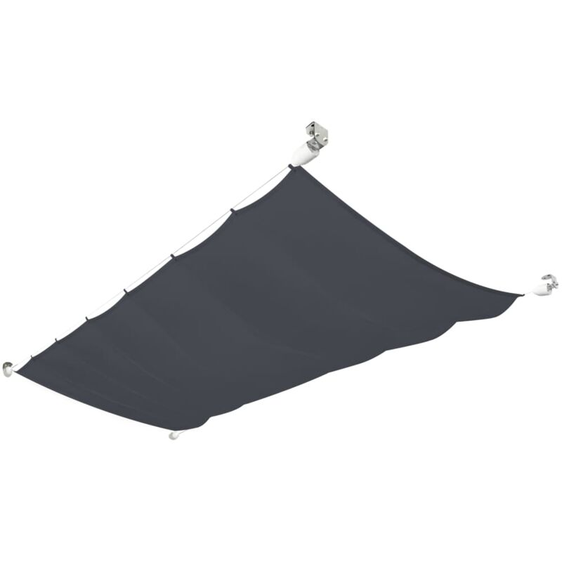 

vidaXL Toldo para patio de tela Oxford 140x420 cm gris - Gris