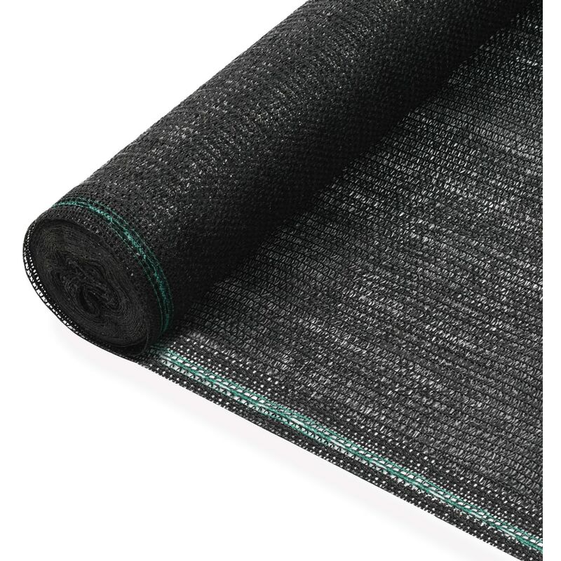 

Toldo para pista de tenis HDPE 1,2x50 m negro