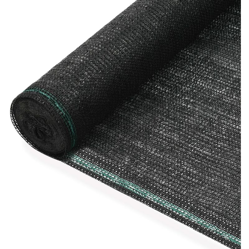 

Toldo para pista de tenis HDPE 1,4x50 m negro - Negro