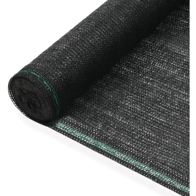 

Toldo para pista de tenis HDPE 1,8x100 m negro - Negro