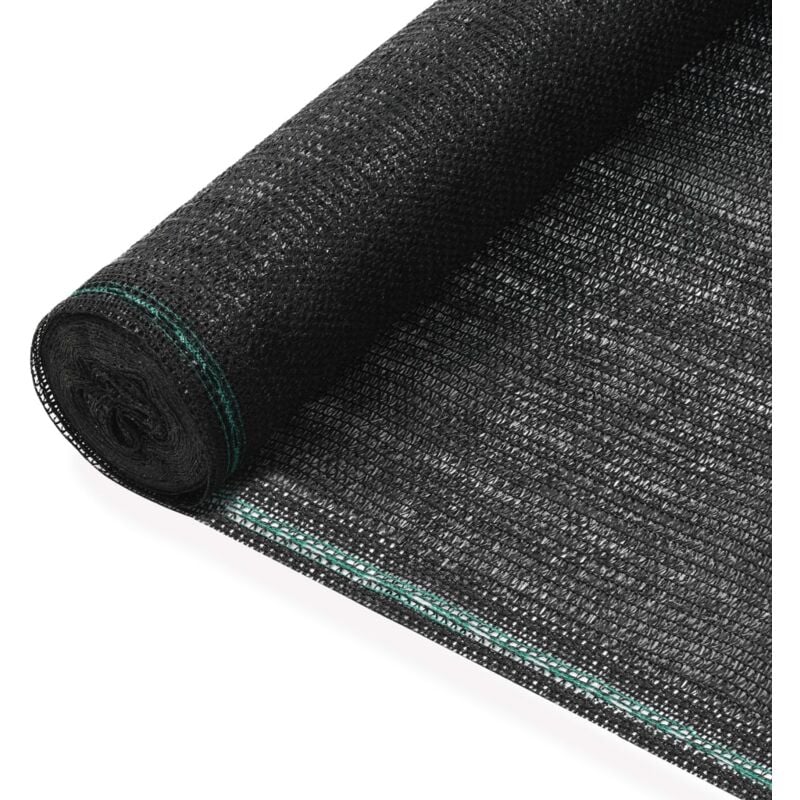 

vidaXL Toldo para Pista de Tenis HDPE 1.4x50 m Negro - Negro