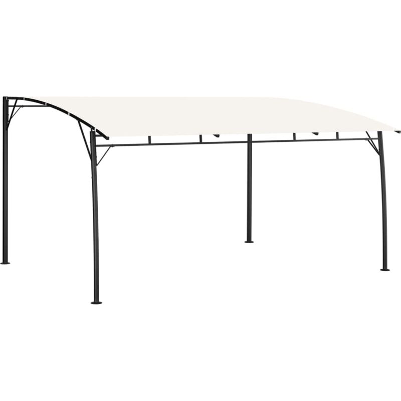 

Toldo parasol de jardín color crema 4x3x2,55 m - Crema - Vidaxl