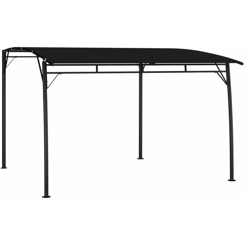

Toldo parasol de jardin gris antracita 3x3x2,55 m