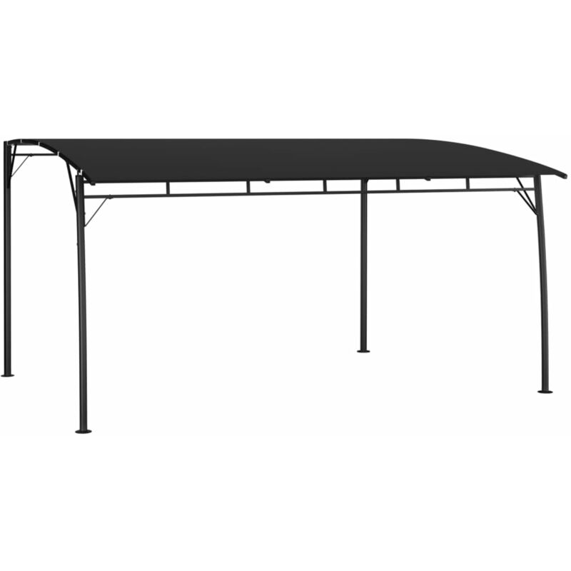 

Toldo parasol de jardin gris antracita 4x3x2,25 cm