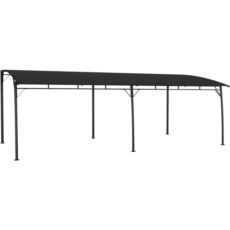 

Toldo parasol de jardín gris antracita 6x3x2,25 cm - Antracita