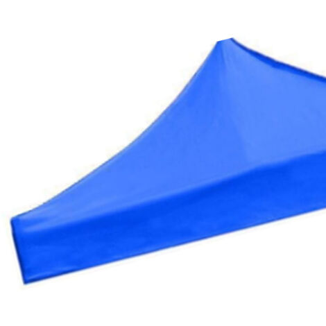 Toldo plegable cuadrado Oxford 420D de 3x3 m, azul, resistente a los rayos UV, impermeable, parasol - Techo de repuesto