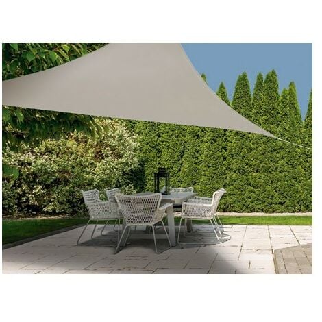 SUMINISTROS JAIZKIBEL TOLDO POLIESTER TRIANGULAR ARENA 3,6 X 3,6 X 3,6 M - C46400280/C46400610