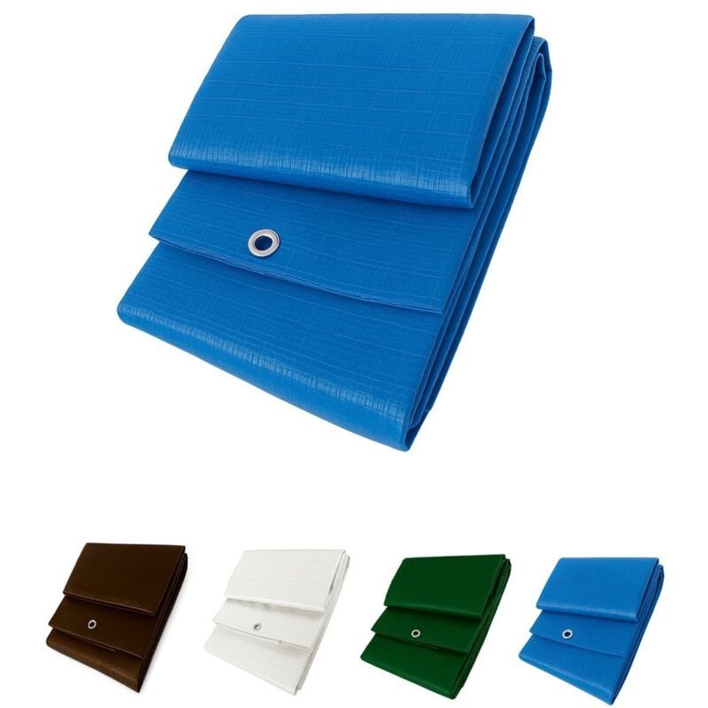 

Toldo Reforzado Impermeable Azul | Lona Multiusos | Con Ojales | Seleccione medida - 2X3M.