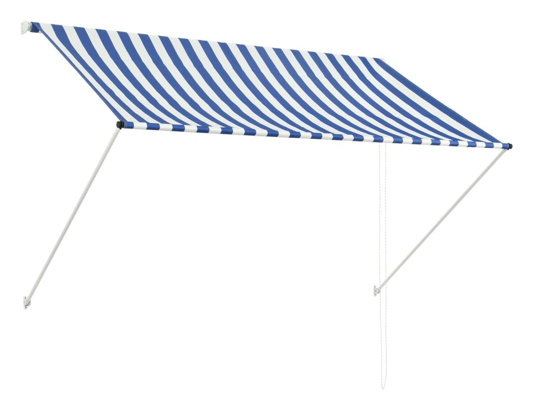 

Toldo retractil 200x150 cm azul y blanco