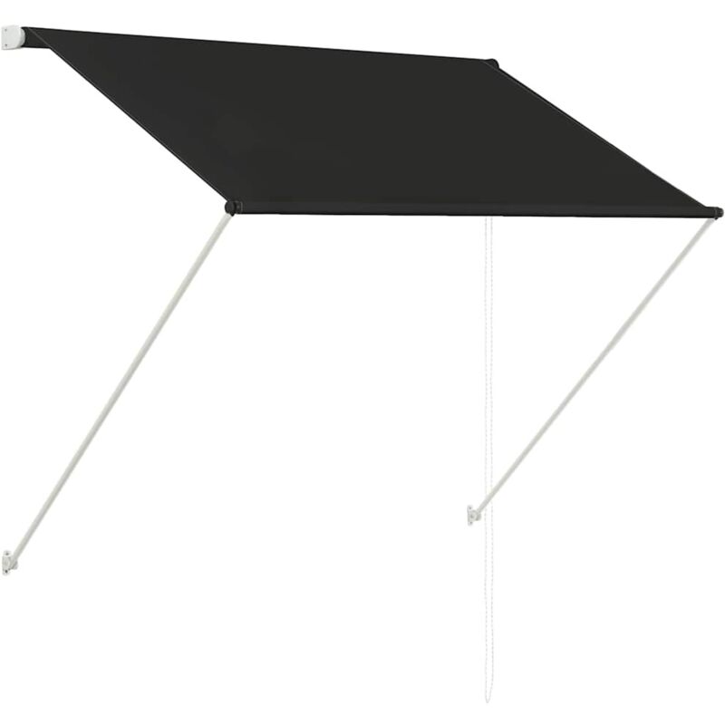 

vidaXL Toldo Retráctil 150x150 cm Gris Antracita - Antracita