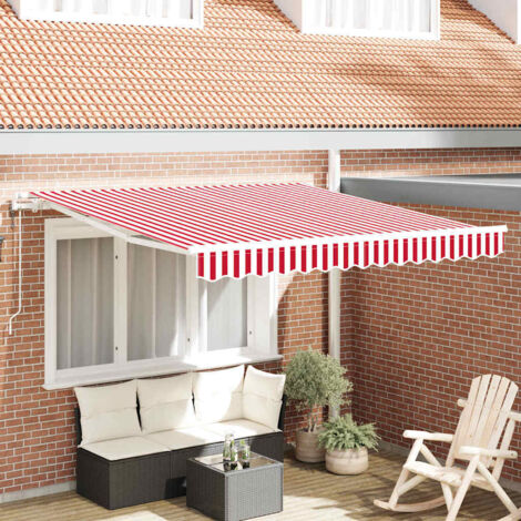 Toldo Retráctil 350 x 250 cm red and white
