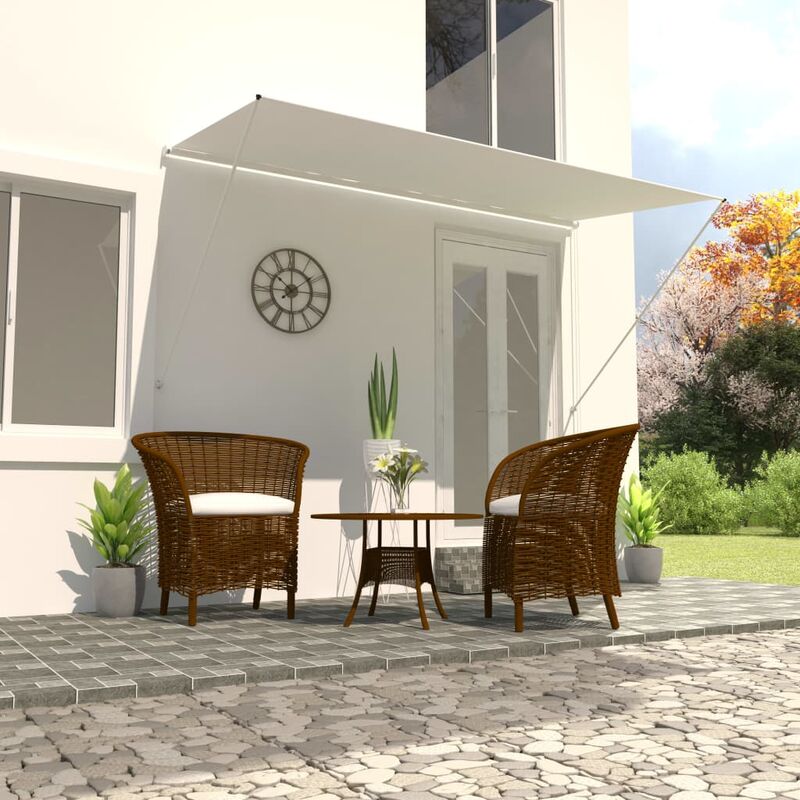 

Toldo retráctil 350x150 cm crema