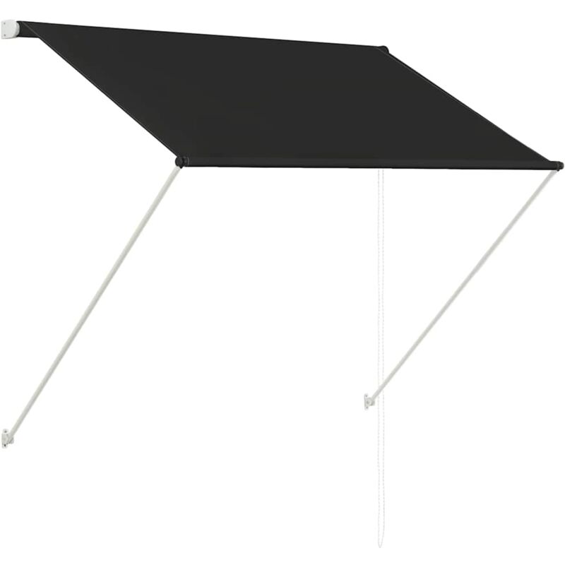 

vidaXL Toldo Retráctil 100x150 cm Gris Antracita - Antracita