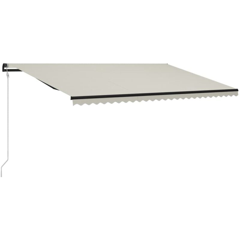 

Toldo retráctil automático color crema 600x300 cm - Crema - Vidaxl