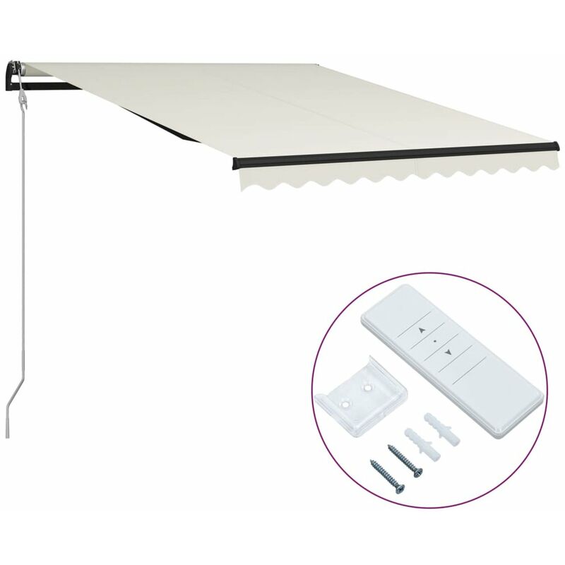 

Toldo retractil automatico crema 300x250 cm