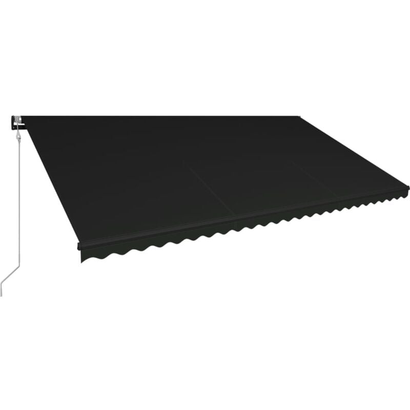 

Toldo retráctil automático gris antracita 600x300 cm - Antracita - Vidaxl