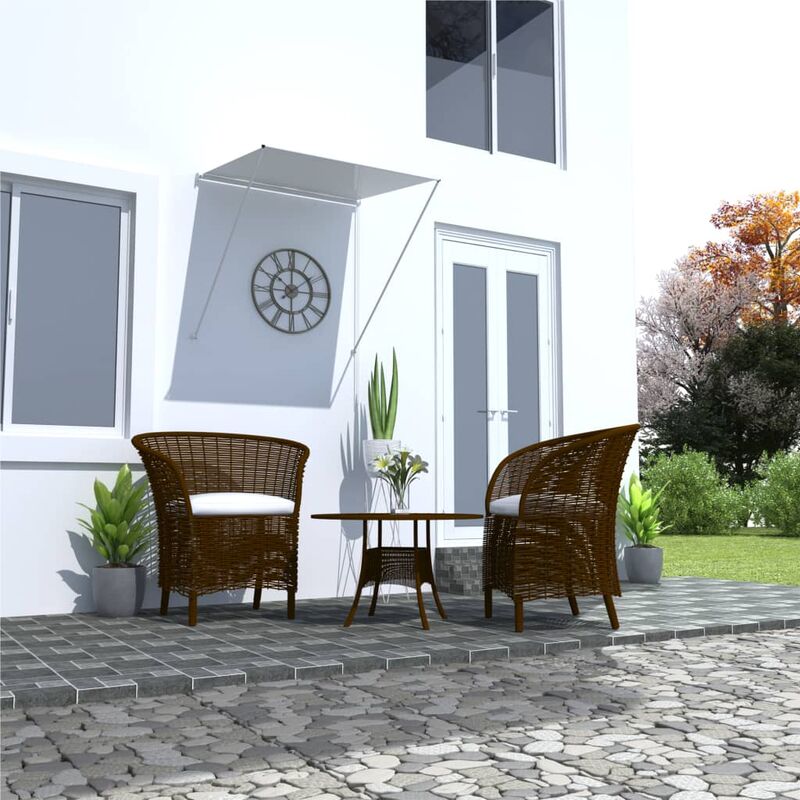 

Toldo retráctil crema 100x150 cm